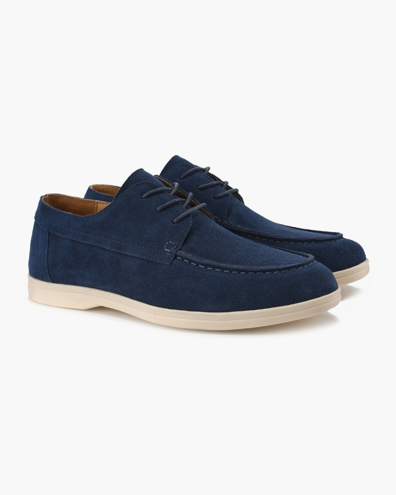 Premium Suede Lace Shoes - Old Money