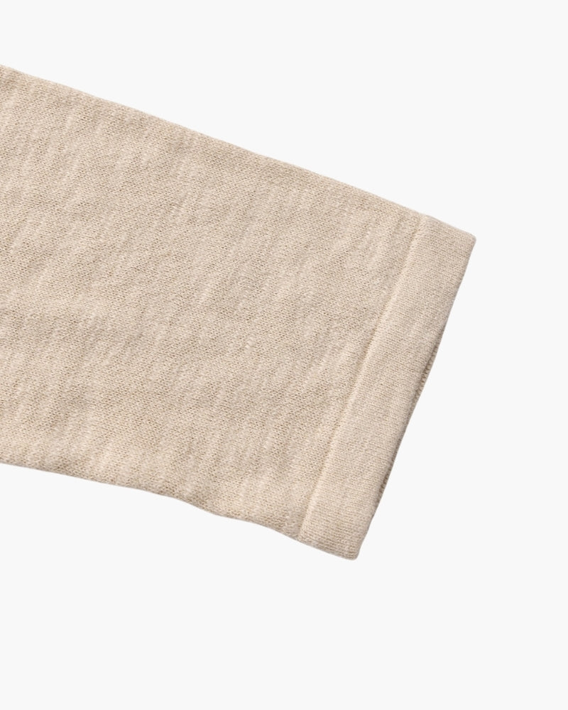 Linen Cotton Essential Crewneck - Old Money